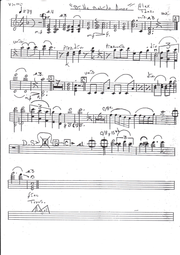 La imagen puede contener una previsualizacion de una partitura